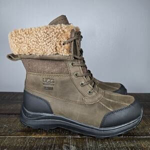 NEW UGG Adirondack III Tipped Womens Size 6 Waterproof Winter Snow Boots Brown